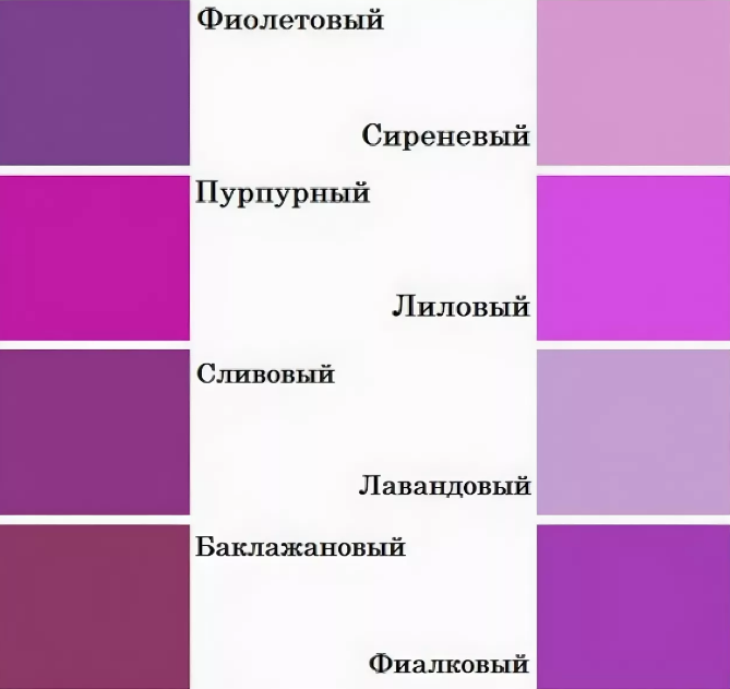 Пурпурный цвет - это какой? цвета: таблица. пурпурный цвет: фото :: syl.ru