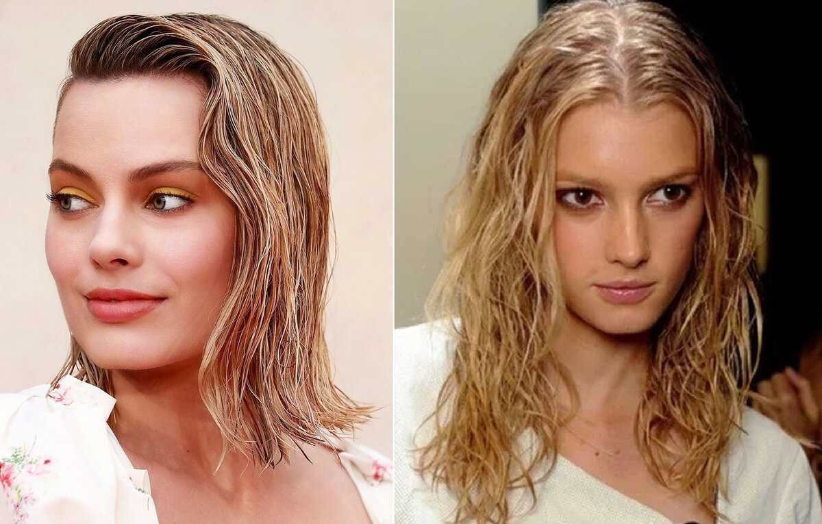 Эффект мокрых волос: фото, средства для укладки, как сделать в домашних условиях - luv.ru