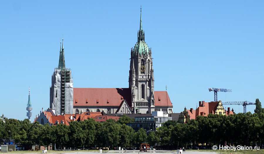 Церковь святого михаила (иезуитский костел) (нем. st. michael jesuitenkirche) в мюнхене. фото