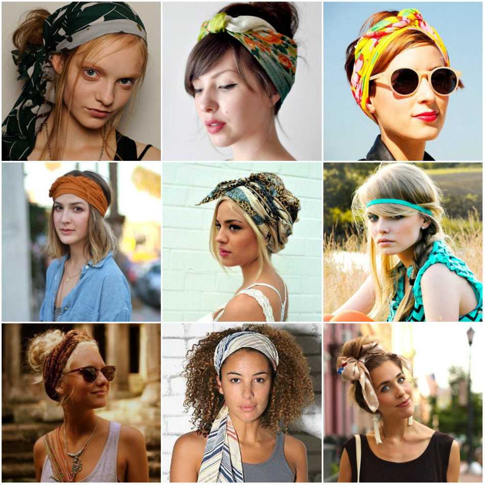 Как красиво завязать платок на голове, интересные и модные идеи