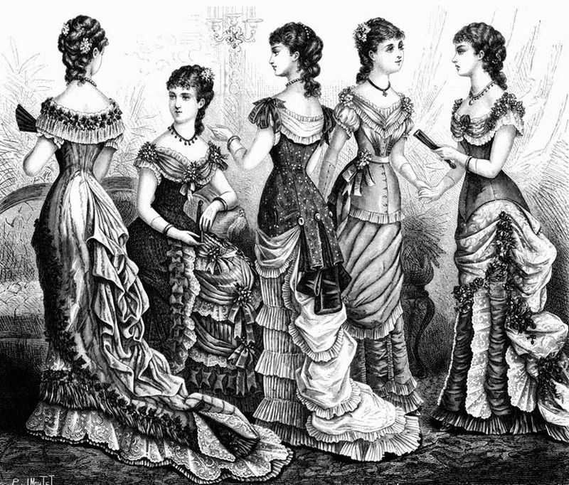 Мода xix века - история развития модной одежды